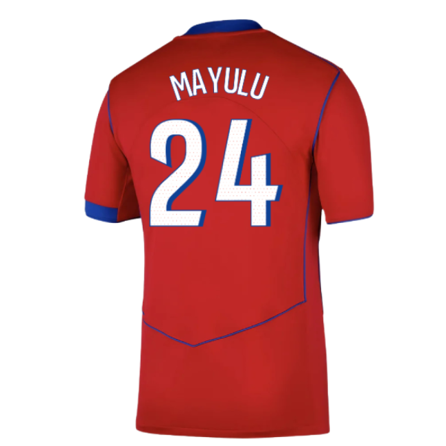 2025-2026 PSG Third Shirt (Mayulu 24)-Vantage Point Soccer